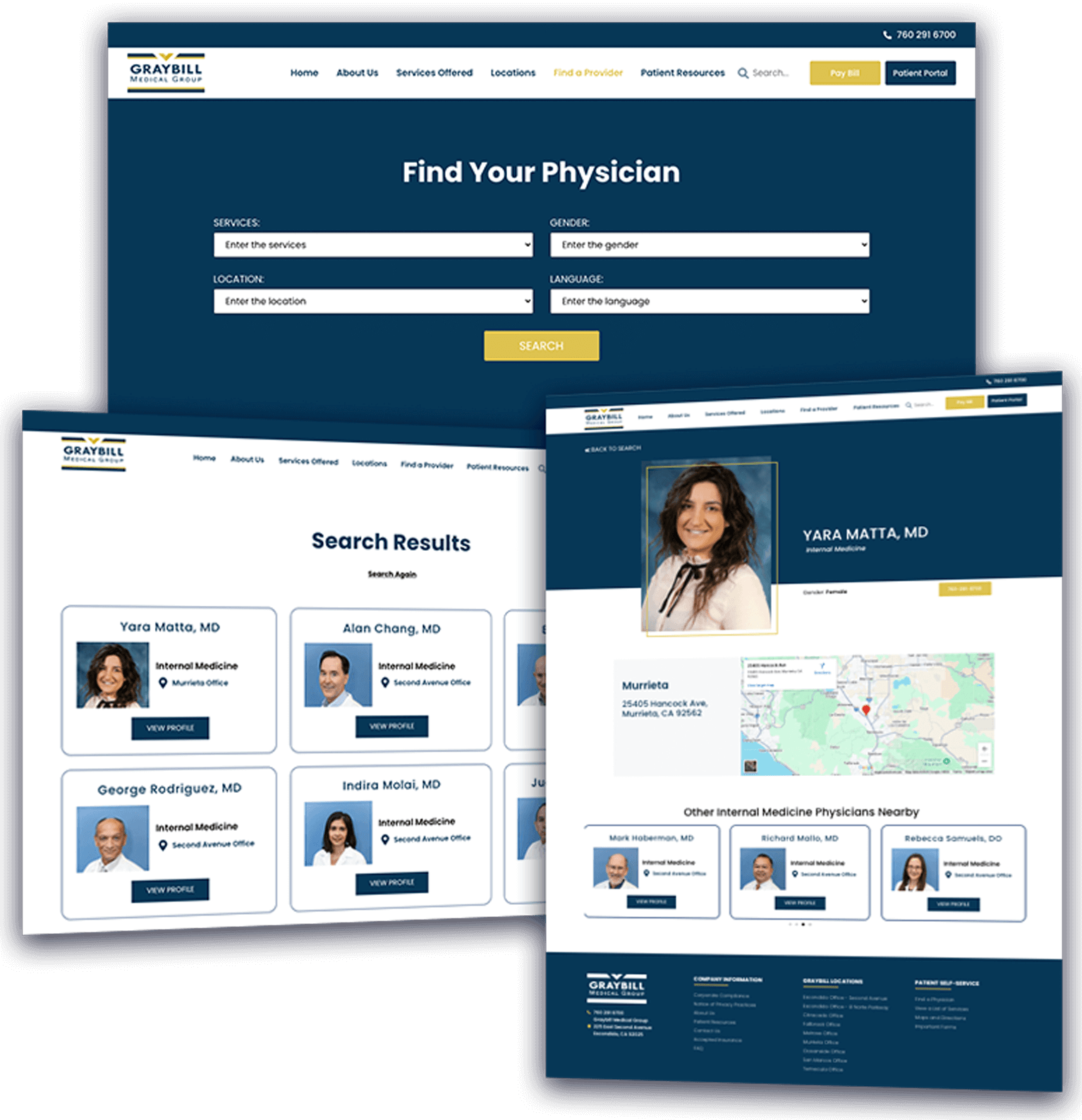 Graybill Medical Group 'Find a Physician'
